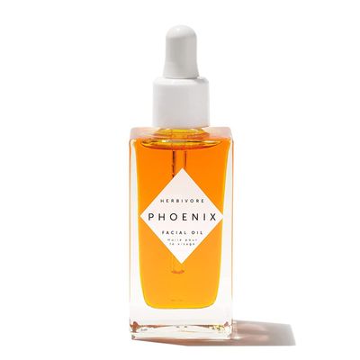 HERBIVORE Phoenix Rosehip Anti-Aging Face Oil - Hydrating with CoQ10, Antioxidants, and Vitamin E for Dry Skin, Plant-based, Vegan, Cruelty-free, 50mL / 1.7 oz