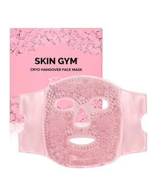 SKIN GYM CryoChill Ice Beaded Face Mask, Reusable Cooling Gel Bead Mask for Puffiness and Headache Relief