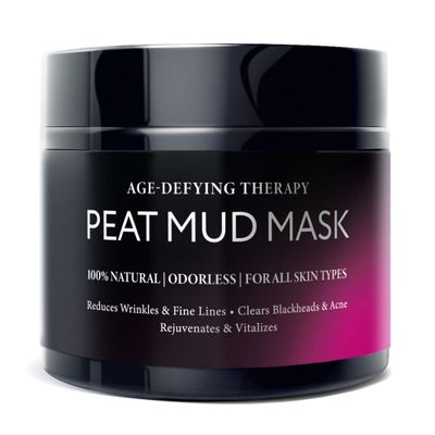 Sphagnum Botanicals Natural Anti Wrinkle Face Mask - 100% Healing Peat Mud Therapy, Hydrating and Deep Cleansing Facial Moisturizer, Collagen Boosting Skin Care Solution For Men &amp; Women, 5 oz
