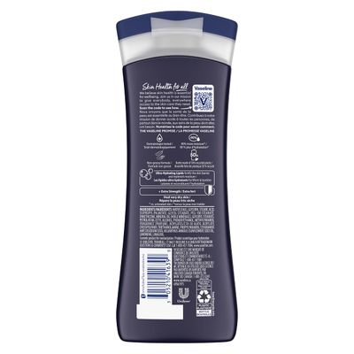 Vaseline Lotion for Men Extra Strength 3-in-1 for Face, Hands &amp; Body + Original Lip Therapy for Dry Lips with Petroleum Jelly (2 Piece Set)