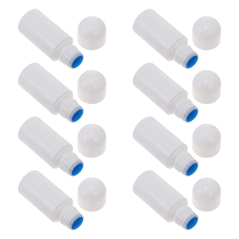 Lurrose Small Bottles for Liquids 8pcs Empty 50ml Bottle Liquid Sponge Head Applicator Dispenser Refillable Skin Care Cosmetic Travel Lotion Storage Container Applicator Bottle