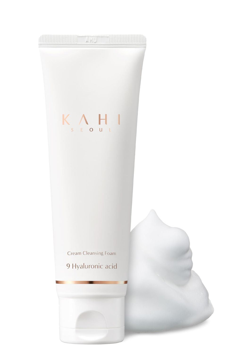 KAHI Cream Foaming Cleanser Face Wash | Hydrating Cream to Foam Cleanser for Oily Skin &amp; Combination Face Care | Gentle Face Cleanser w/Collagen K Beauty Foaming Face Wash 2.70 fl oz