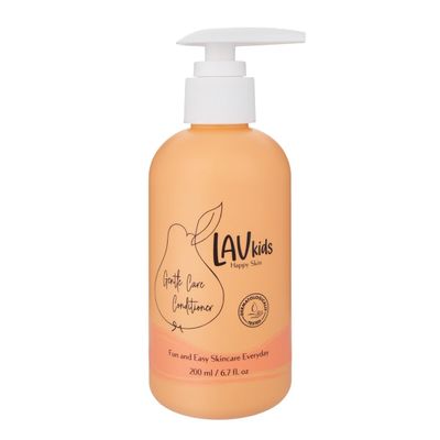 LAV KIDS Gentle Care Conditioner Natural Childrens Conditioner, SLS &amp; silicone-free for Daily Use, Dermatologically Tested for All Skin Types for Sensitive Skin 200ml