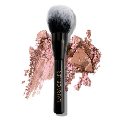 LAURA GELLER NEW YORK Classic Bronzer Brush | Fluffy Powder Brush, Contour &amp; Define, Vegan Bristles