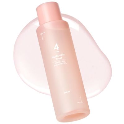 numbuzin No.4 Toner | Hydrating Glow Mineral Toner | Thermal Water, Hyaluronic Acid, Niacinamide | Deep Hydration, Glowy Skin, Makeup Booster, Gentle Exfoliation, Soothing | 6.76 fl. oz.