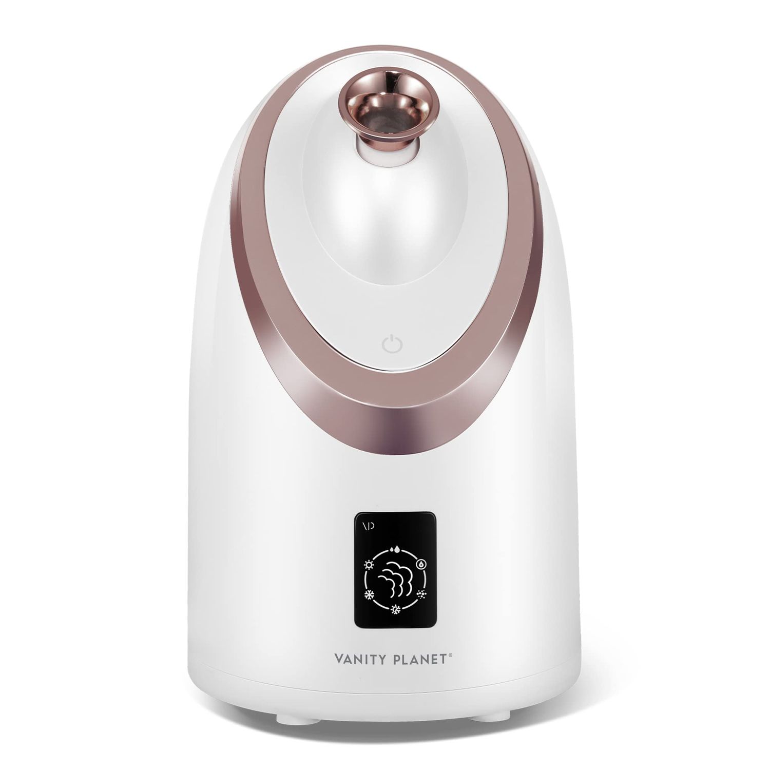 Senia Hot and Cold Facial Steamer by Vanity Planet - Detoxifying Aromatherapy Facial Steamer with Smart Steam Technology - Unclog Pores &amp; Blackheads Cleaner Detoxifies, Cleanses &amp; Moisturizes Skin