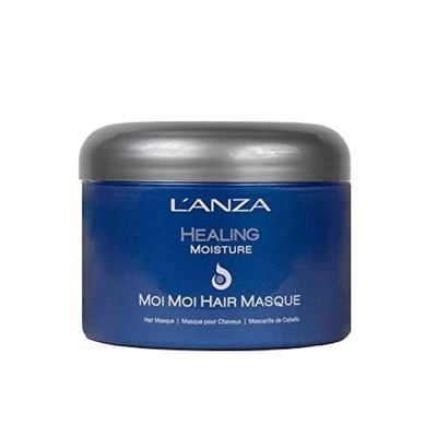 L&#39;ANZA Healing Moisture Moi Moi Hair Masque, Moisturizes and Refreshes Dry and Coarse Hair, Rich With Bamboo Codifying Complex, Sulfate-free, Paraben-free, Gluten-free Formula (6.8 Fl Oz)