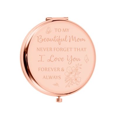 XPENMULBOJA Gift for Mom Valentine Day for Mom Sentimental Gift for Mom for Mother Birthday Gift for Mom Christmas Compact Mirror for Mom from Daughter Son Mom Christmas