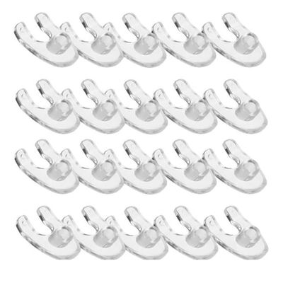 QiQibaby Accessory Disposable Desinfection Parts for Beauty Tool Mesogun Meso Device(20pcs Clear Feet)