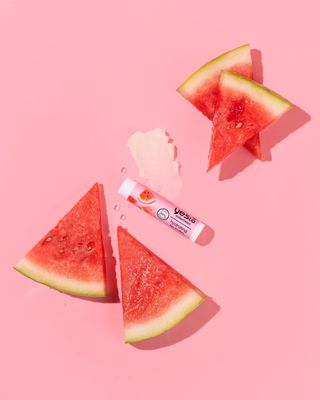 Yes To Watermelon Skincare Essentials Set - Face Wipes, Hand Cream, Lip Balm, Hydrating Moisturizer,