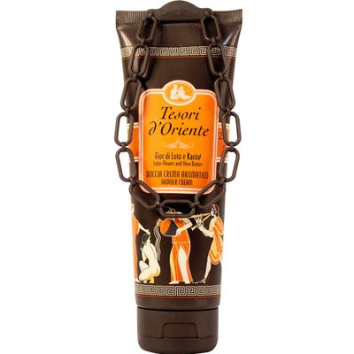 Tesori d&#39;Oriente Shower Gel for Women &amp; Men, Moisturizing Body Wash Shower Gel, Travel Body Wash with Essential Ingredients for Body &amp; Skin Care-250 Ml-8.45us Fl Oz- [Italian Import ]-(Lotus Flower)