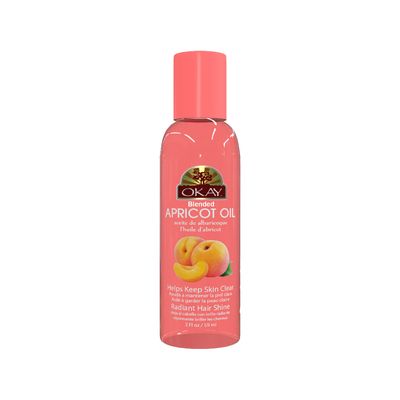 Okay | Blended Apricot Oil | For Hair and Skin | 2 Ounce