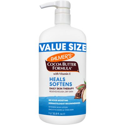 Palmer&#39;s Cocoa Butter Formula Daily Skin Therapy Lotion, Pump Bottle, 33.8 Ounces