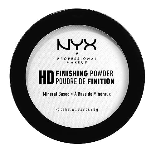 NYX PROFESSIONAL MAKEUP HD Finishing Powder, Pressed Setting Powder - Translucent