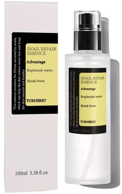 Snail Mucin Power Repairing Essence, with 96.3% Snail Secretion Filtrate, Replenish Water Shrink Pores, Hydrating Serum for Face Wrinkles &amp; Fine Lines &amp; Dull Skin; 100ml, 3.38 fl.oz;