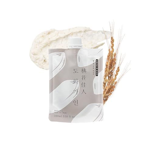 House of Dohwa, Rice Korean Face Mask l Wash Off Face Mask Skin Care Produced from Domestically Harvested Ingredients, Hydrating &amp; Soothing l 3.38 fl. Oz