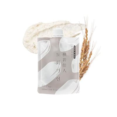 House of Dohwa, Rice Korean Face Mask l Wash Off Face Mask Skin Care Produced from Domestically Harvested Ingredients, Hydrating &amp; Soothing l 3.38 fl. Oz