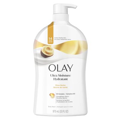 Olay Ultra Moisture Body Wash for Women, Shea Butter Scent, 33 fl oz