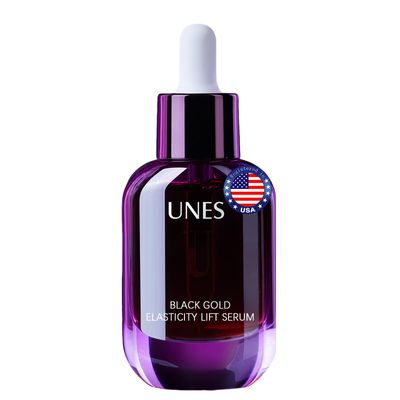 Unes Anti-Aging Serum for Face - Collagen Serum for Fine Lines &amp; Wrinkles - Triple Power Facial Serum for Firming, Elasticity &amp; Brighten - 1 Fl Oz