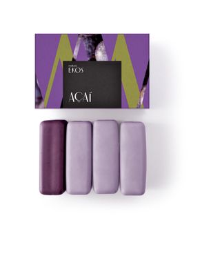natura - Ekos Aa Creamy & Exfoliating Bar Soap Set (4 Pack) - 1 Exfoliating Bar, 3 Creamy Bars - Pure Plant Based Oils - Vegan Skin Care - Brazilian Beauty Secrets - Self Care - 3.5oz (100g)
