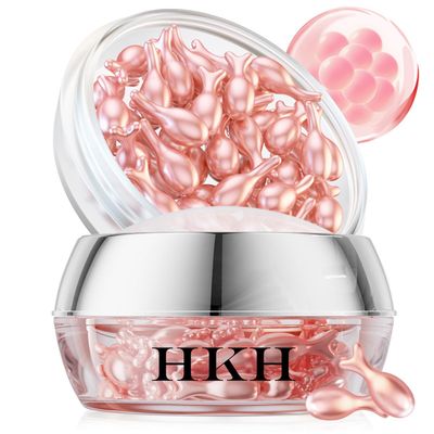 HKH Vitamin C Serum for Face, Anti Aging Serum with Hyaluronic Acid Supplements, Vitamin E, Reduces Wrinkles, Dark Spot Remover for Face, Retinol Serum for Face, Face Serum for Women