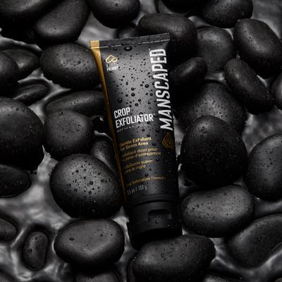 MANSCAPED Crop Exfoliator Gentle Groin Exfoliant Scrub to Soothe and Clear the Skin, Vegan, Cruelty-Free (3.5 oz)