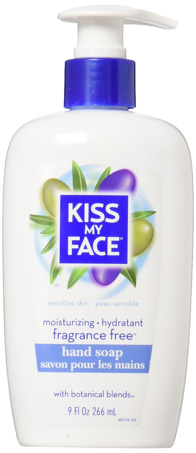 Kiss My Face Hand Soap Fragrance-Free 9oz Pump