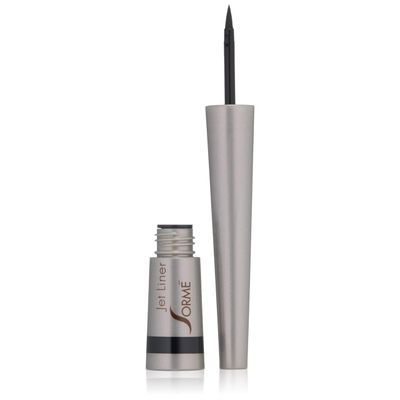 SORM Jetliner Liquid Eyeliner - Fast Dry, No Smearing, Smudge Proof Eyeliner - Smooth &amp; Stable Control Black Eye Liner - Long Lasting Natural Eyeliner - Perfect for Natural and Cat Eye Looks