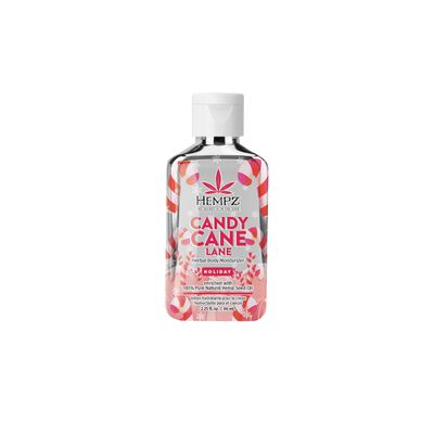 Hempz Limited Edition Peppermint Candy Cane Herbal Body Lotion Moisturizer (2.25 Oz) - Holiday Body Lotion for Women or Men with Dry or Sensitive Skin - Hydrating Face Moisturizer for Daily Radiance