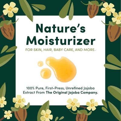 HobaCare Organic Jojoba Oil - 100% Pure, Unrefined Jojoba Oil for Skin &amp; Nails - Moisturizing Body Oil &amp; Face Moisturizer for Dry Skin - Natural Jojoba Oil for Hair &amp; Beard Care (128 fl oz)