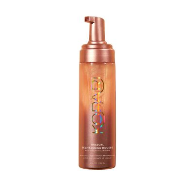 Kopari Gradual Self-Tanning Mousse Infused with Hyaluronic Acid, Even Application, Long-Lasting Natural Color, Smooth Streak-Free Results