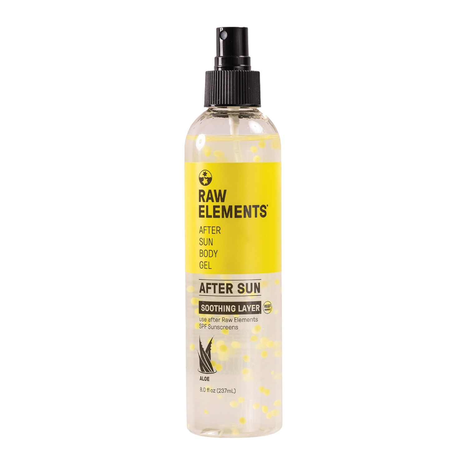 Raw Elements After Sun Body Gel Skin Care with Aloe Balls
