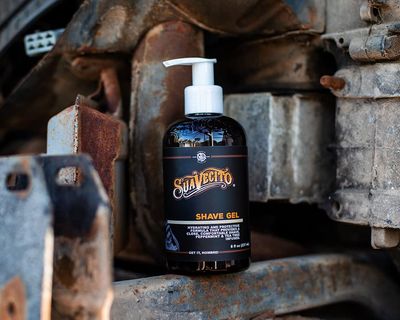 Suavecito Shave Gel 8 oz. Pump Bottle Hydrating &amp; Skin Protective Formula Men's Grooming