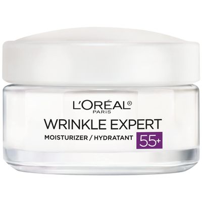 L&#39;Oreal Paris Wrinkle Expert 55+ Anti-Aging Face Moisturizer with Calcium, Non-Greasy, Suitable for Sensitive Skin 1.7 fl. oz