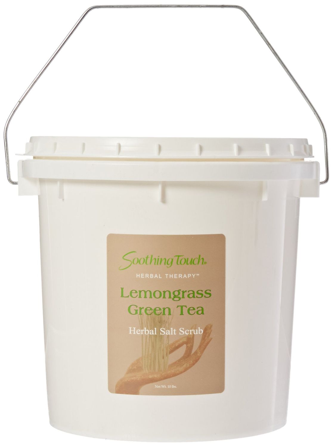 Soothing Touch W67365LG1 Salt Scrub Lemongrass Green Tea, 10-Pound