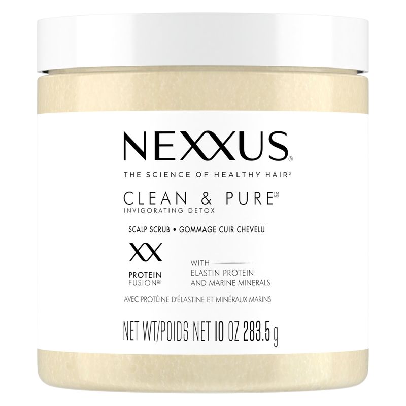Nexxus Sulfate-Free Hair Scrub Exfoliating Scalp Scrub To Nourish &amp; Clarify Silicone, Dye, &amp; Paraben Free Hair Scrub 10 oz