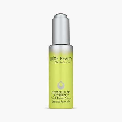 Juice Beauty Stem Cellular SuperGrape Youth Renew Serum with Hyaluronic Acid - 30 mL - Hydrates + Improves Fine Lines and Wrinkles - Vegan, Cruelty Free