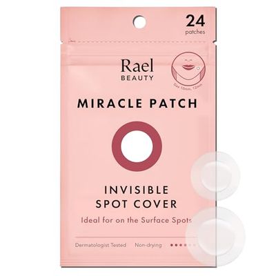 Rael Pimple Patches, Miracle Invisible Spot Cover - Hydrocolloid Acne Pimple Patches for Face, Blemishes and Zits Absorbing Patch, Breakouts Treatment Skin Care, Facial Stickers, 2 Sizes (24 Count)