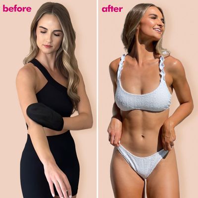 Tanning Lotion Self Tanner - With Natural & Organic Ingredients, Travel Size Self Tanning Lotion, Non Toxic Gradual Tanning Lotion, Sunless Tanning Lotion for Fake Tan for Women & Men, Medium to Dark