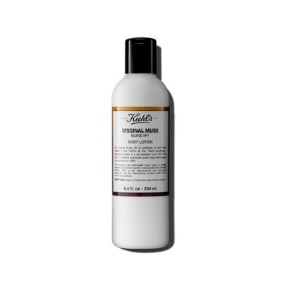 Kiehl&#39;s Original Musk Scented Body Lotion, Lightweight Moisturizer for Body, Leaves Skin Silky Smooth, Absorbs Quickly, with Apricot &amp; Sesame Seed Oil to Soften Skin, Unisex Scent - 8.4 fl oz