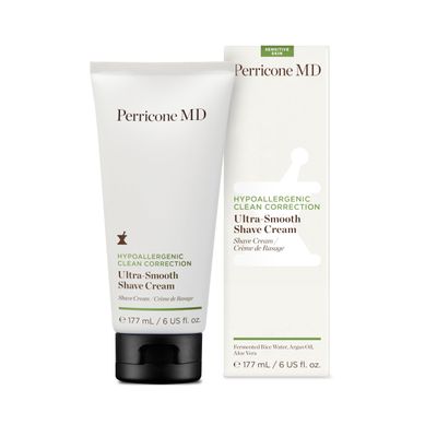 Hypoallergenic Clean Correction Ultra-Smooth Shave Cream, 6 fl. oz.