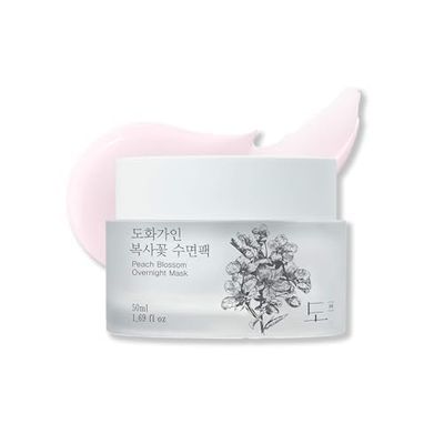 House of Dohwa, Peach Blossom Overnight Mask l Vitamin C, Rejuvenating, Hydrating l Product of Korea - 1.69 fl. Oz