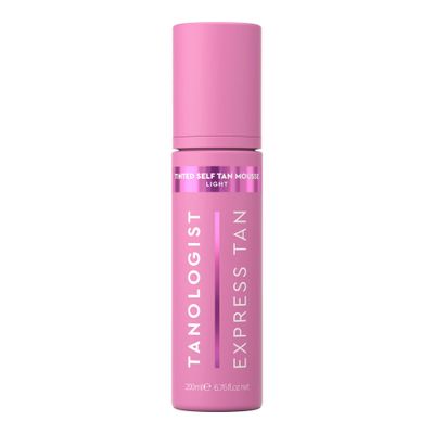 Tanologist Tinted Self-Tan Mousse - Light - Express Tan, Quick Drying &amp; Long Lasting - Dermatologist Tested Self Tanning Foam - Tanning Mousse with Hyaluronic Acid, Vitamin C &amp; Aloe - 6.76 fl oz