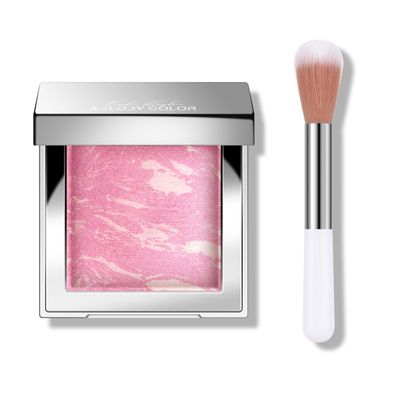 KYDA Baked Powder Blush, Lightweight Hybrid Matte Blushes, Lighting Finishing Powder, Multidimensional Color, Seamless Soft Focus Powder Blush, Hydrating, #LUMINOUS FLUSH