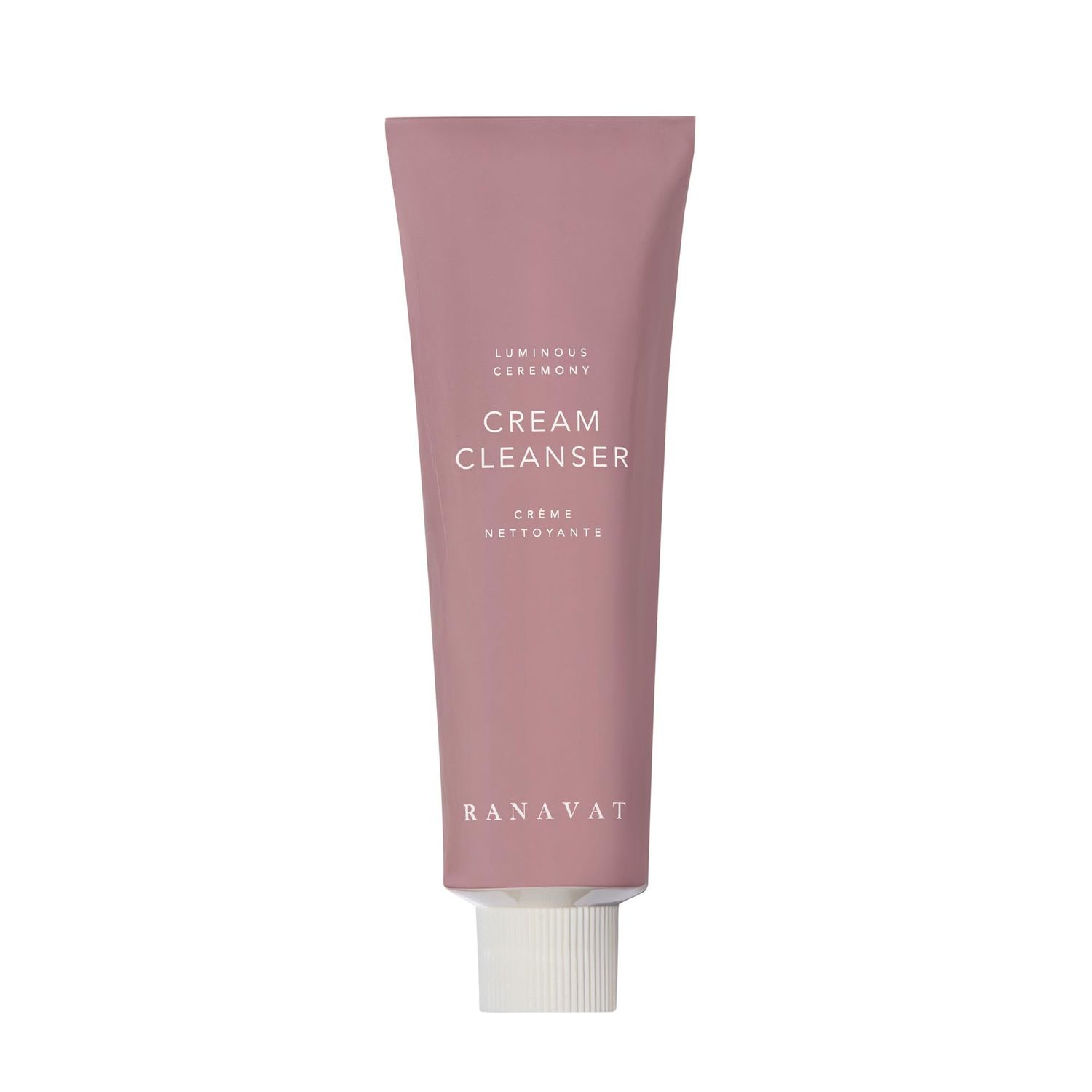 RANAVAT Cream Cleanser - Daily Facial Cleanser Doubles as Waterproof Eye Makeup Remover - Gentle Face Wash to Detoxify and Nourish (3.4 oz)