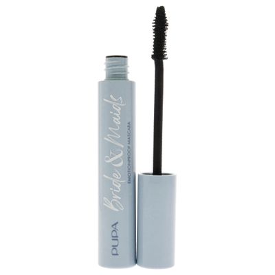 PUPA Milano Bride And Maids Emotionproof Mascara - Waterproof, Long-Wearing Formula - Adds Volume, Length And Definition To Lashes - Smudge-Free - Guarantees Flawless Hold - 001 Pure Emotion - 0.4 Oz