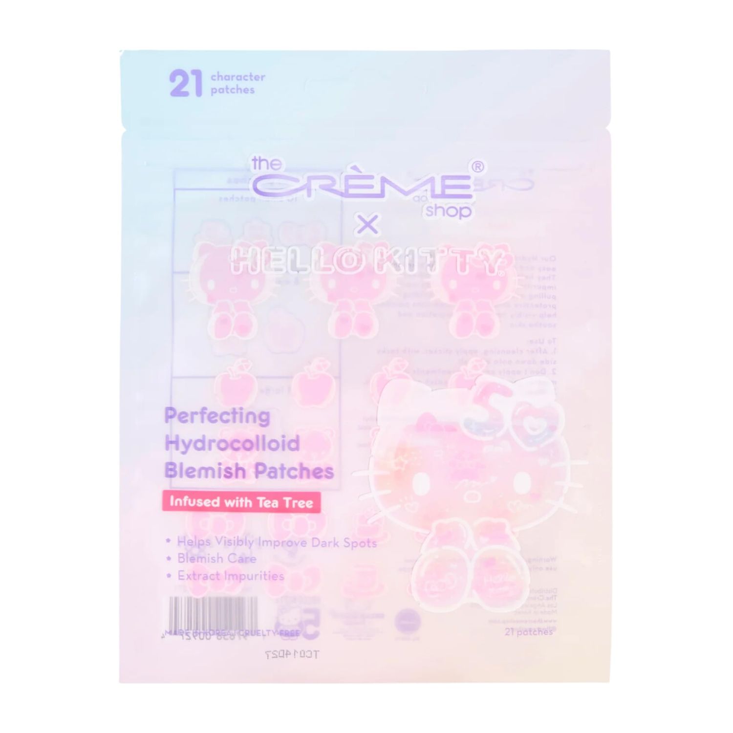 The Crme Shop x Hello Kitty Perfecting Hydrocolloid Pimple Patches, Acne Treatment for Face, Patch For Zits, Blemishes, &amp; Breakouts - 50th Year Anniversary Limited Edition (Pack of 1)