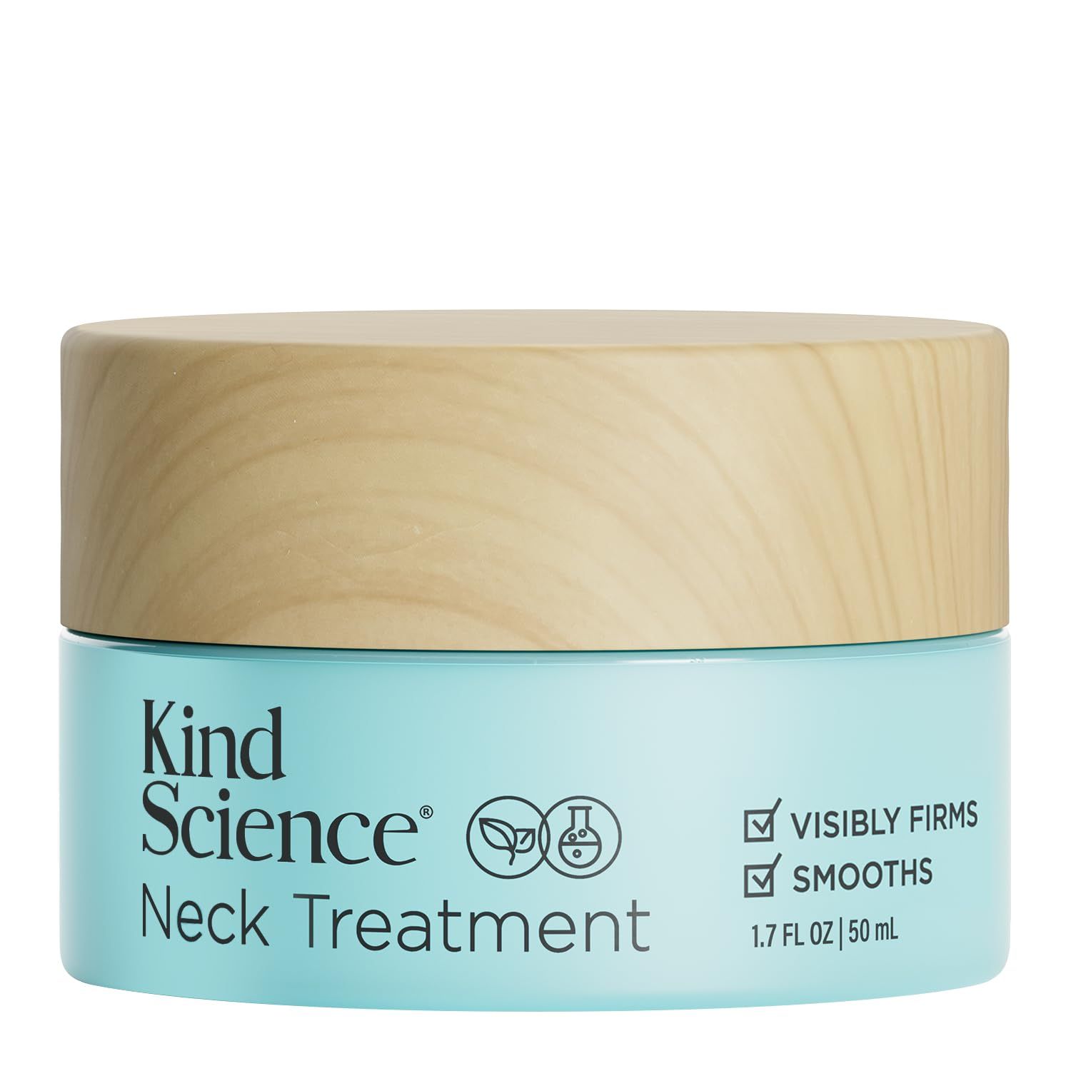 Kind Science by Ellen DeGeneres Neck Treatment - Neck Cream Visibly Firms, Lifts &amp; Supports Natural Cell Turnover for Anti Aging Firming and Tightening - Paraben, Dye &amp; Fragrance Free, 1.7 oz