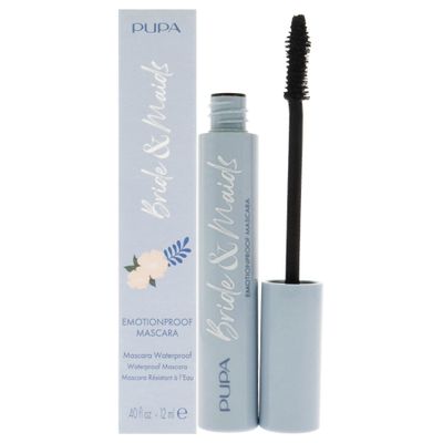 PUPA Milano Bride And Maids Emotionproof Mascara - Waterproof, Long-Wearing Formula - Adds Volume, Length And Definition To Lashes - Smudge-Free - Guarantees Flawless Hold - 001 Pure Emotion - 0.4 Oz