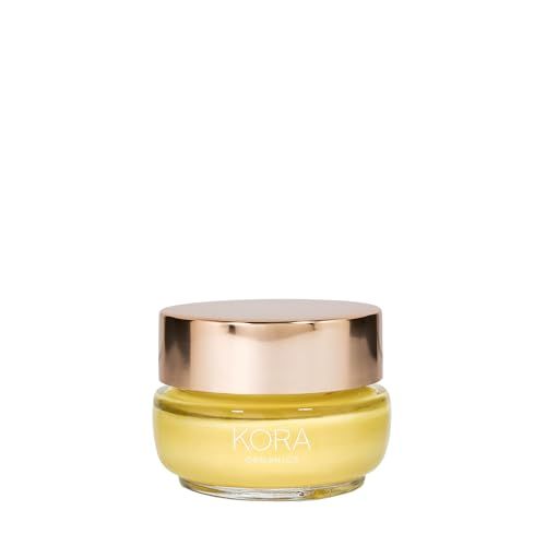 KORA Organics Turmeric Glow Moisturizer, Hydrate &amp; Illuminate, Soften and Plump Skin, Certified Organic, Cruelty Free, Perfect Travel Size, 0.51 fl oz